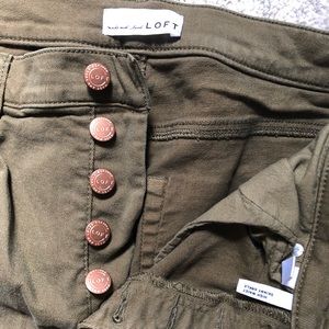 The LOFT high waisted skinny jeans